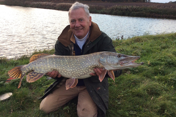 A pike from Welbeck Lakes Fishery